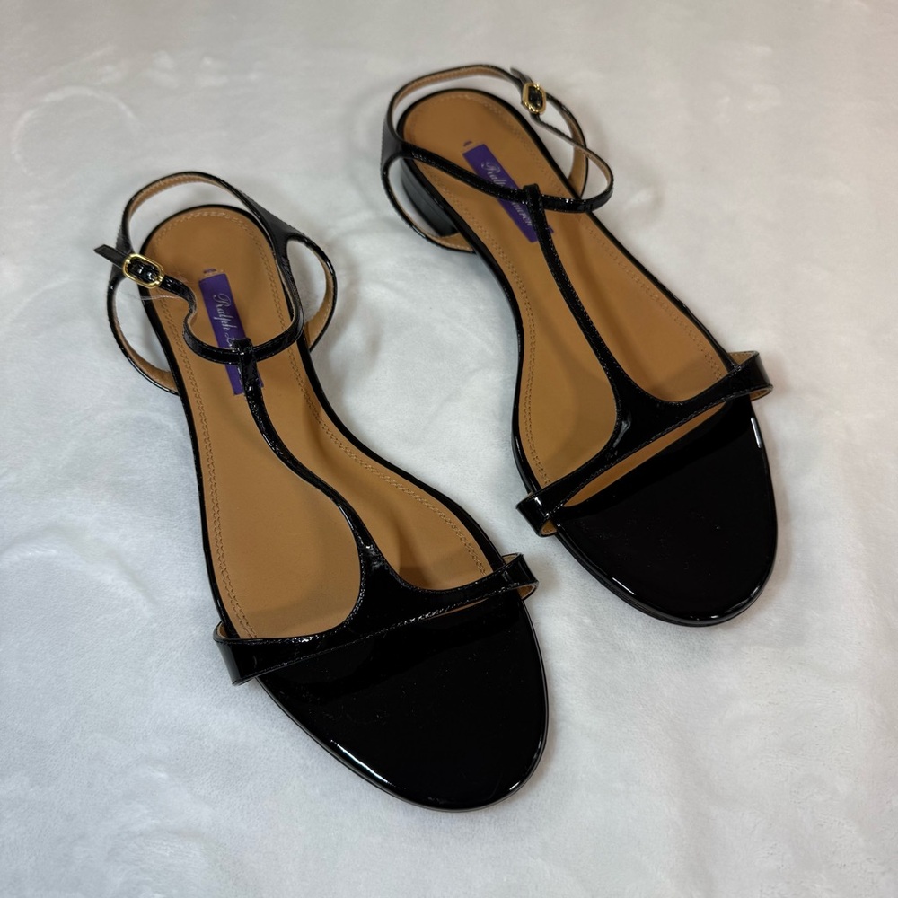 Ralph Lauren Purple Label Black Sandals